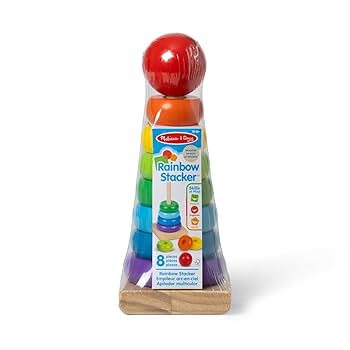 Amazon | Melissa&Doug(メリッサ&ダグ)レインボースタッカー